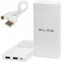 Портативна мобільна батарея Powerbank BLOW PB20C 20000mAh White 2xUSB 5V/2.1A