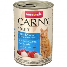 Вологий корм Animonda 400 г для дорослих котів з яловичиною тріскою та коренем петрушки