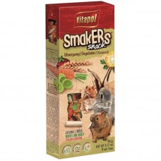Корм Vitapol Smakers Snack снеки 2 шт / 90 г для гризунів з овочами