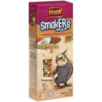 Корм Vitapol Smakers Snack снеки 2 шт / 90 г для німф з апельсином