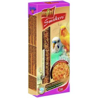 Корм Vitapol Smakers Snack снеки 2 шт / 90 гр для хвилястих папуг з медом