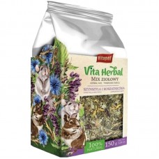 Корм Vitapol Vita Herbal трав'яна суміш 150 г для шиншил та дегу