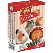 Корм Vitapol пластівці 40 г для гризунів з морквою