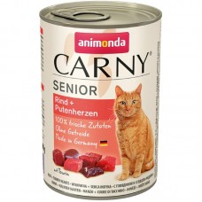 Вологий корм Animonda 400 г для старіючих котів з яловичиною та індичими серцями