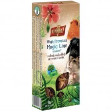 Корм Vitapol Smakers снеки вищий клас 2 шт / 90 г для гризунів з деревом