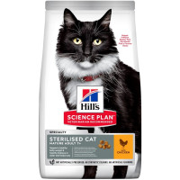 Сухий корм Hill's Science Plan Sterilised Mature Adult 7+ 10 кг для старіючих котів з куркою