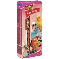 Корм Vitapol Smakers Snack снеки 2 шт / 90 г для хвилястих папуг з фруктами
