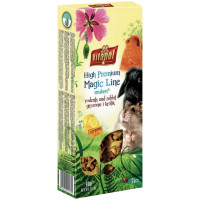 Корм Vitapol High Premium Magic Line збалансовані смаколики 2 шт / 90 г для гризунів з лимоном