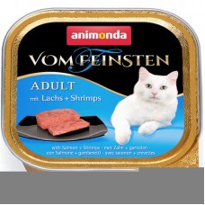 Вологий корм Animonda 100 г для дорослих котів з лососем та креветками