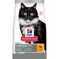 Сухий корм Hill's Science Plan Sterilised Mature Adult 7+ 3 кг для старіючих котів з куркою