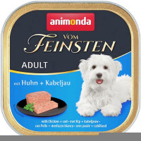 Вологий корм Animonda 150 г для дорослих собак з куркою та тріскою