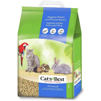 Наповнювач Cat‘s Best Юніверсал 11 кг (20 л) для котячого туалету деревний грудкувальний