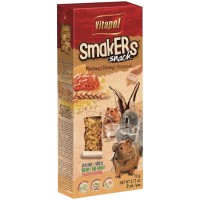 Корм Vitapol Smakers Snack снеки 2 шт/90 г для гризунів з медом