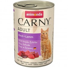 Вологий корм Animonda 400 г для дорослих котів з яловичиною та ягням